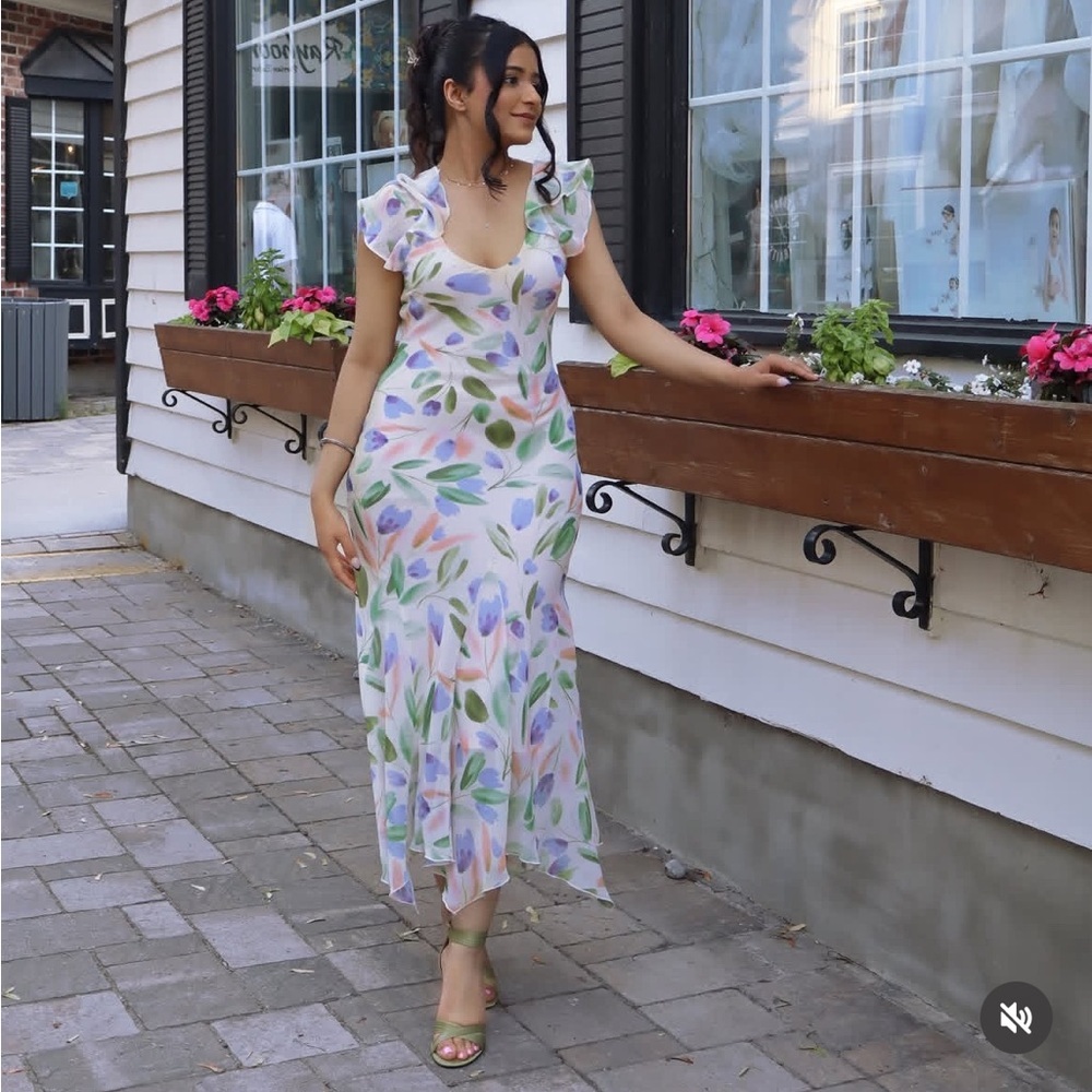 ASTR the Label Wisteria Midi Dress